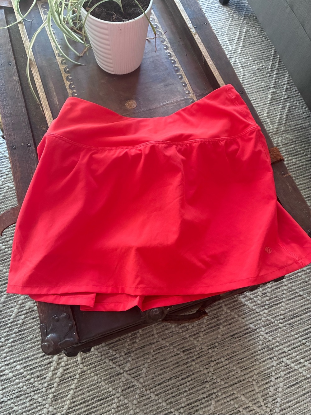 CRZ YOGA Red Athletic Skort
